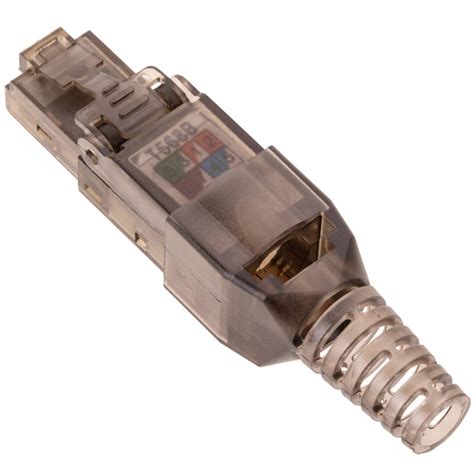 Connecteur Mâle Utp Cat6a Rj45 Sertissage Automatique Pack 6 Unités Cablematic