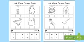 Oi Digraphs Cut And Paste Activity