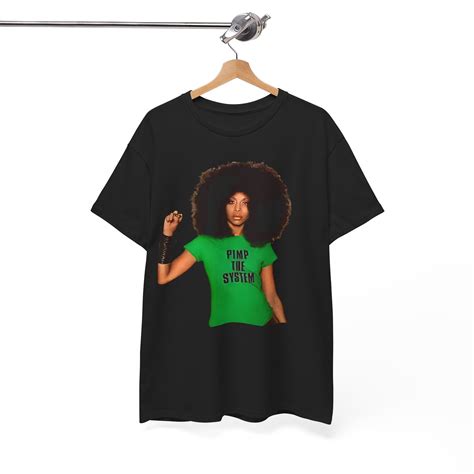 Erykah Badu T Shirt Pimp The System Graphic Afro Photo 90s Soul Rap