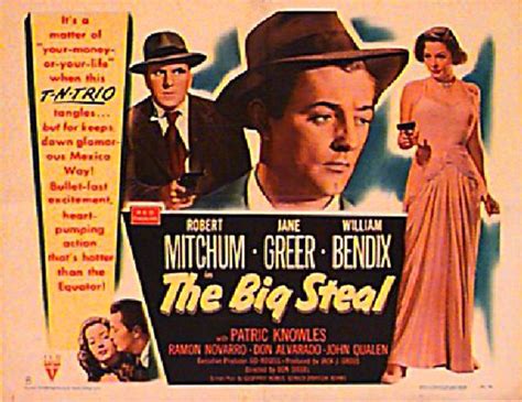 The Big Steal Original U S Half Sheet Movie Poster Posteritati