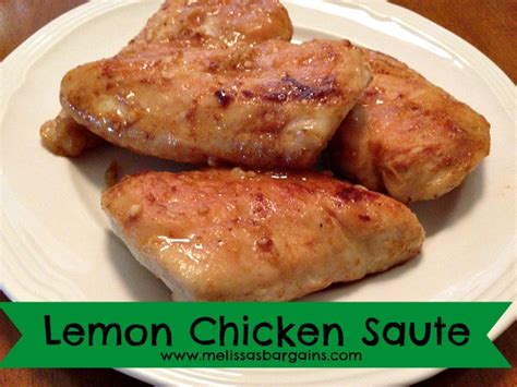 Lemon Chicken Saute Recipe