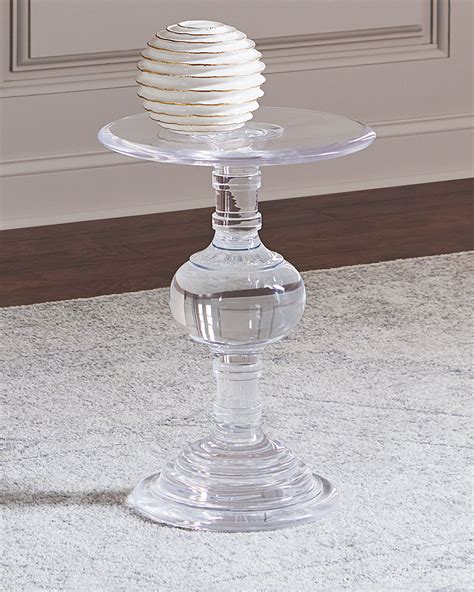 Bernhardt Andrea Acrylic Side Table Neiman Marcus