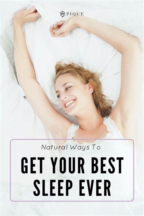 Natural Ways To Get Your Best Deep Sleep Ever The Flow By Pique