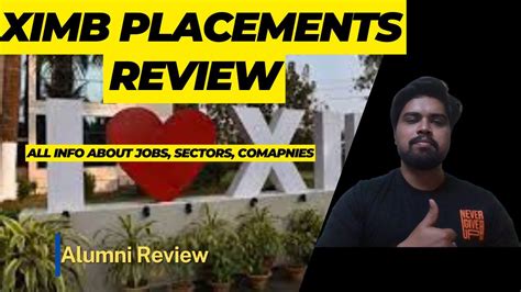 Life At XIMB Campus Part 2 Placements At XIMB Alumni Review Of