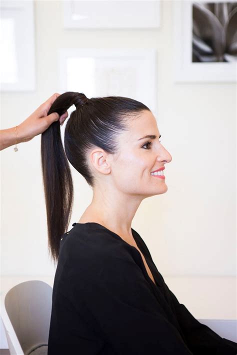 How to Get a Runway-Perfect Slicked Back Pony - Camille Styles