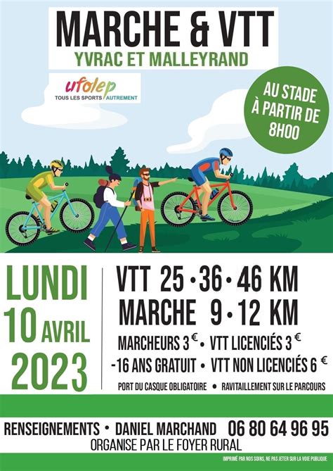 Marche Et Vtt Yvrac Et Malleyrand La Fr En Charente