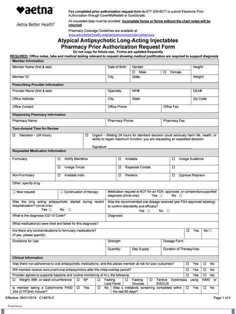 Fillable Online Atypical Antipsychotics Long Acting Injectable Request