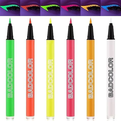 Amazon Delisoul Uv Neon Liquid Eyeliner Matte Colored Eyeliner