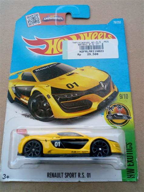 Hot Wheels Renault Sport R S 01 Yellow Lazada Indonesia