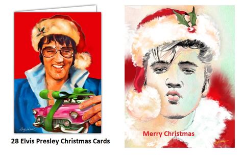 Beautiful Elvis Presley Christmas Cards Elvis Presley