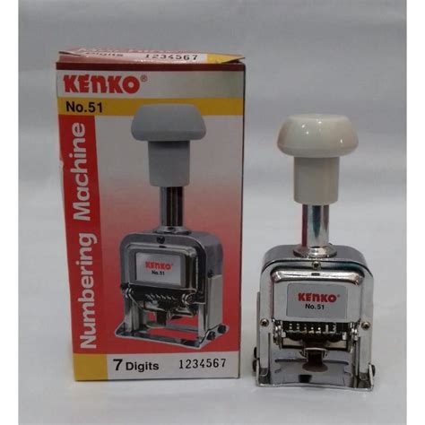 Stempel Kenko Automatic Numbering Machine No Digits Lazada Indonesia