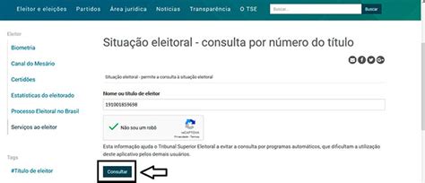 Consulta T Tulo De Eleitor Veja Como Consultar Seu T Tulo Na Internet