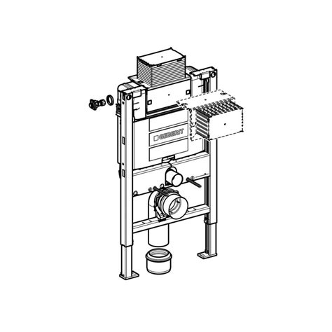 Geberit Duofix Frame For Wall Hung Wc 82 Cm Free Delivery