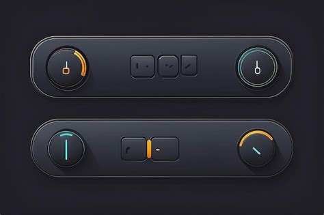 On And Off Toggle Switch Buttons Day And Night Mode Switch Button Dark