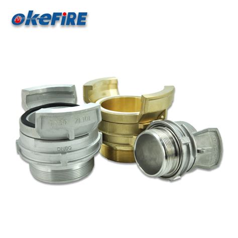 French Type Aluminum Brass Hose Male Coupling With Locking Ring China