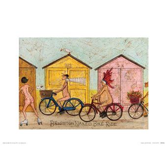 Sam Toft Reproduction D Art Brighton Naked Bike Ride X Cm Achat