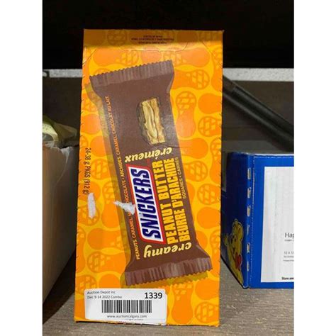 Snickers Creamy Peanut Butter Candy Bars 24x38g