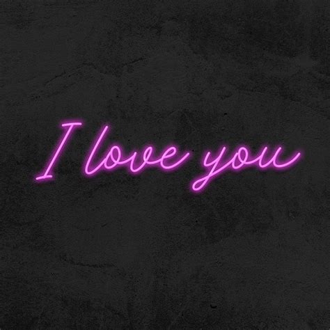 I Love You Led Neon Sign Free Shipping Mk Neon