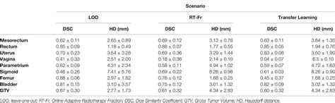 Frontiers Deep Learning For Per Fraction Automatic Segmentation Of