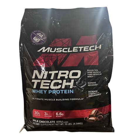 Muscletech Nitro Tech Whey Protein 2lbs 4lbs 10lbs