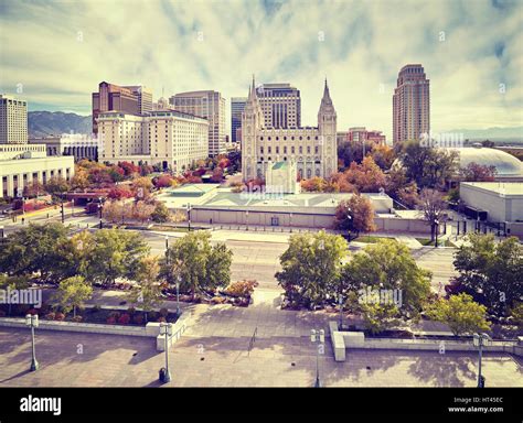 Salt Lake City Skyline Hi Res Stock Photography And Images Alamy