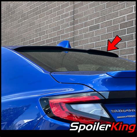 Subaru Wrx 2022 Present Rear Window Roof Spoiler W Center Cut 284rc Spoilerking