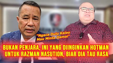 Bukan Penjara Ini Yang Diinginkan Hotman Paris Untuk Razman Nasution