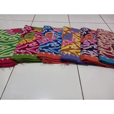 Jual Batik Katun Tulis Mega Mendung Kupu Shopee Indonesia