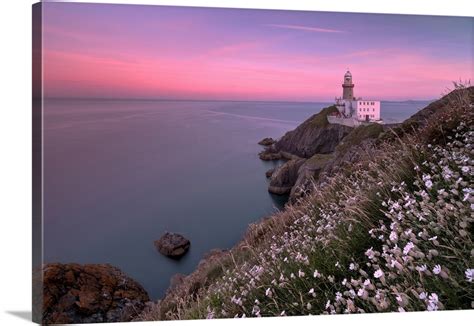 Sunset On Baily Lighthouse, Howth, County Dublin, Ireland Wall Art, Canvas Prints, Framed Prints ...