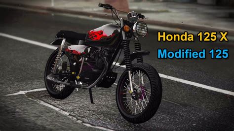 Honda 125 X Edition Modified Honda 125 Gta V Pakistani Modification Youtube