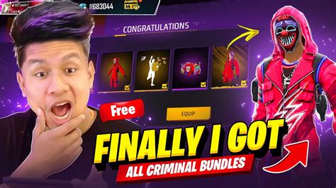 Finally I Got Most Rare Top Neon Red Criminal For Free Tonde Gamer