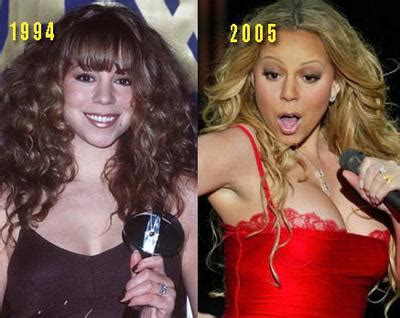 Mariah Carey Plastic Surgery Before and After Breast Implants