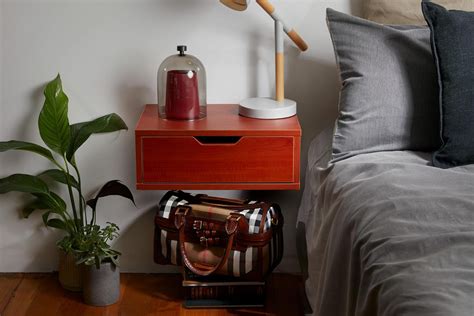 Latitude Run Floating Nightstand With Drawer Wall Mounted Wayfair Canada