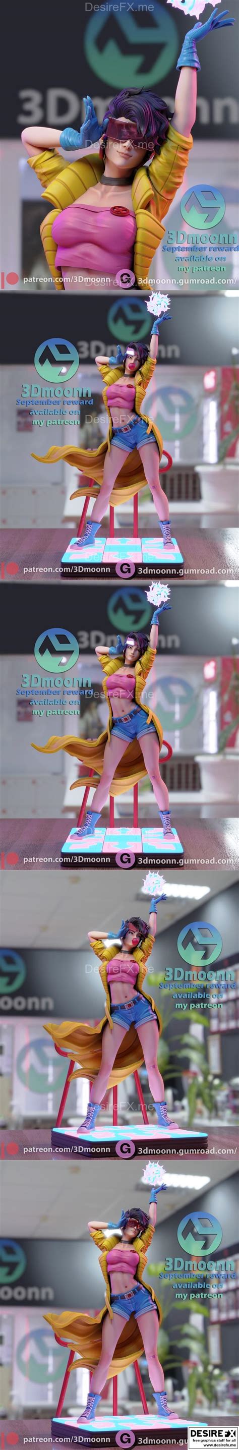 Desire FX 3d Models 3Dmoonn Jubileu X Men 3D Print Model STL