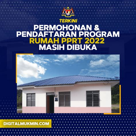 Permohonan Pendaftaran Program Rumah Pprt Masih Dibuka