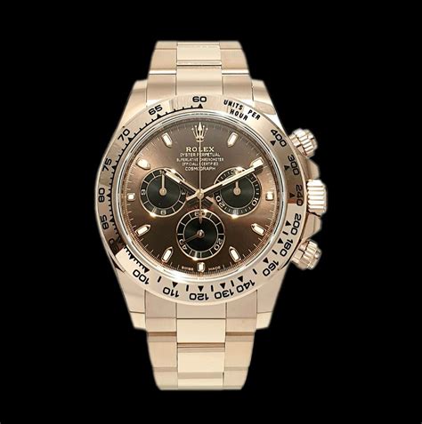 Rolex Cosmograph Daytona In K Everose Gold Chocolate