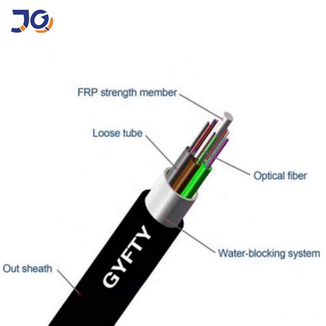 Gyfty Frp 96 Core Smf Single Mode Fiber Cable Water Resistant