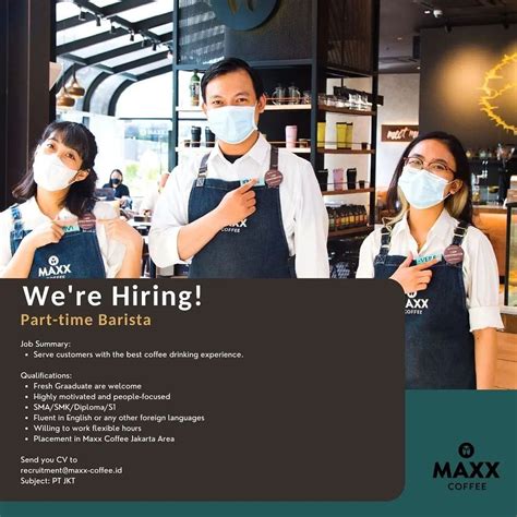 Lowongan Part Time Barista Jakarta AtmaGo