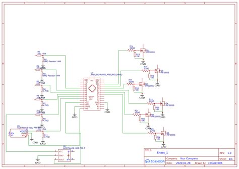 Wemos D1 Mini Clone Schematic Easyeda