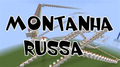 Como Fazer Uma Montanha Russa Minecraft YouTube