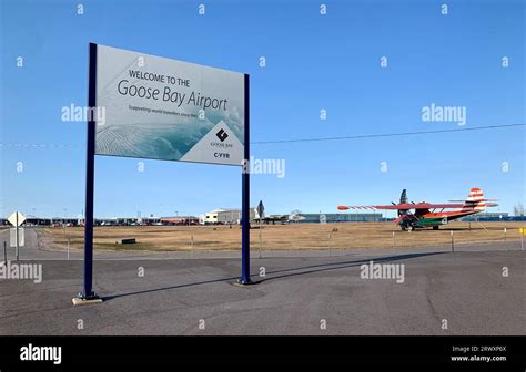 Happy Valley Goose Bay Canada 11th May 2023 A Sign For The Goose