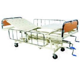 Mechanical Icu Bed Function With Wooden Panels Ss Bows And Drop Type