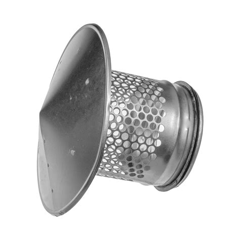 Snapklik 5 Inch Round Roof Rain Cap HVAC Vent Galvanized Steel