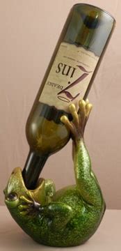 Frog Wine Bottle Holder Froggifts