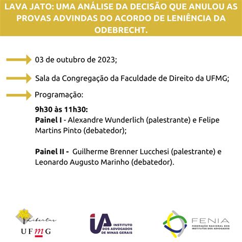 Faculdade de Direito da UFMG DIVULGAÇÃO Convite para evento c ACG