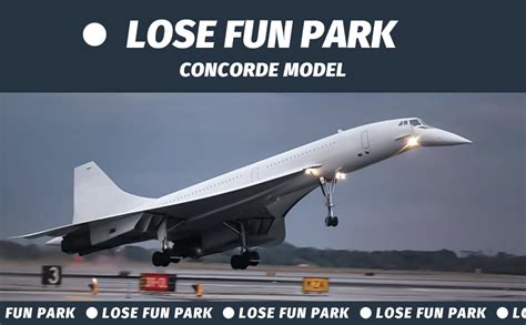 Amazon Lose Fun Park 1 200 Scale Concorde Plane Model Airplane Air