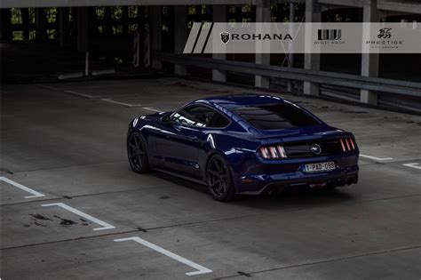 Royal Blue Mustang On Rohana Wheels — Gallery