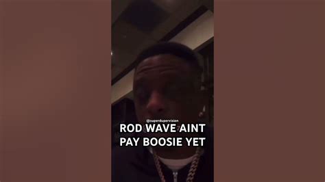 Boosie Says Rod Wave Is Scared Of Him Youtube