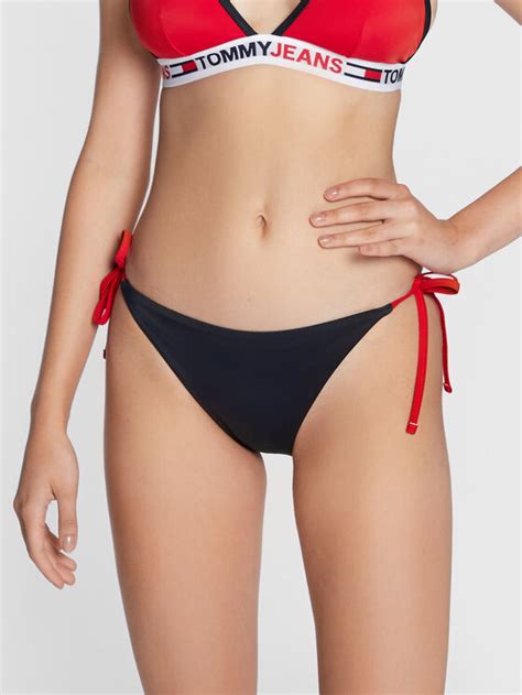 Tommy Jeans Bikini Partea De Jos String Side UW0UW03403 Colorat Modivo Ro