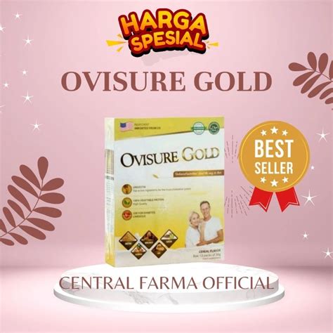 Jual OVISURE GOLD MILK SUSU VITAMIN TULANG DAN SENDI NYERI OTOT KERAM